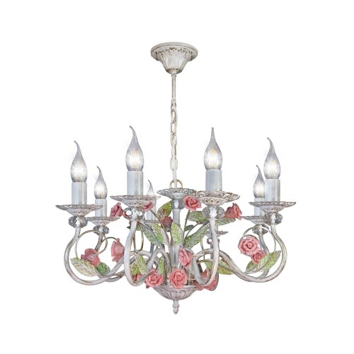 Люстра подвесная с цветами интерьерная S1132-8