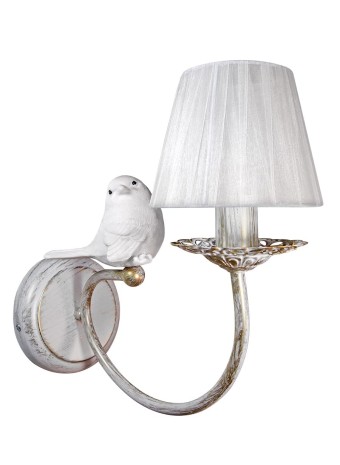 Бра с птичками и абажуром Петрасвет S1294-1