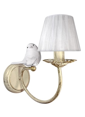 Бра с птичками и абажуром Петрасвет S1295-1