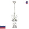 Люстра подвесная на кухню над столом с хрусталем S1113-1