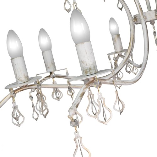 Люстра большая подвесная 8 ламп подвески модерн S1237-8