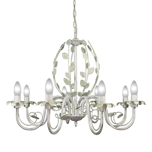 Люстра флористика большая подвесная 8 ламп S1115-8