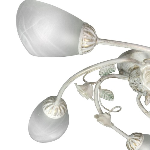 Люстра потолочная с цветами интерьерная S2472-5