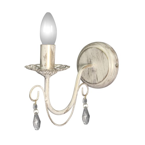 Бра настенные свечи с хрустальными подвесками S1155-1