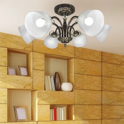 Люстра потолочная 6 плафонов S2246-6