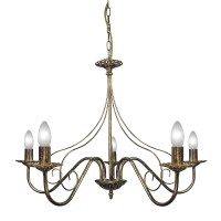 Люстра Петрасвет S1118-5, 5хЕ14 макс. 60Вт