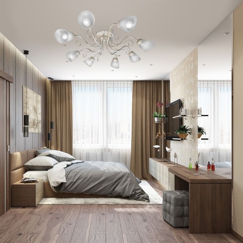 Люстра потолочная 8 плафонов S2425-8