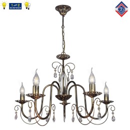 Люстра Петрасвет S1254-5, 5хЕ14 макс. 60Вт