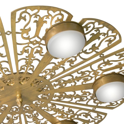 Люстра светодиодная потолочная LED плоская круглая S2449-6