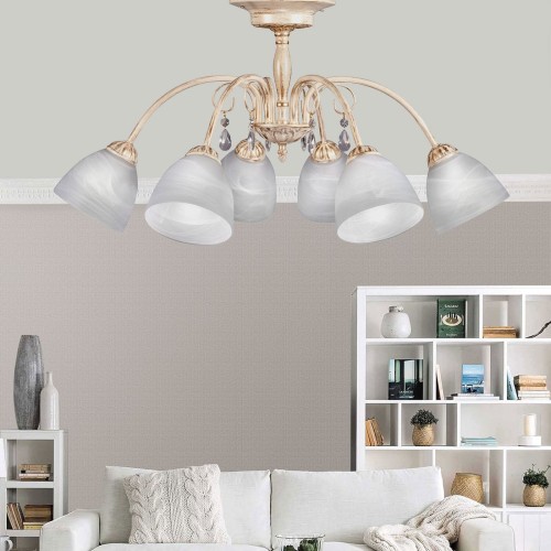 Люстра потолочная 8 плафонов S2154-8