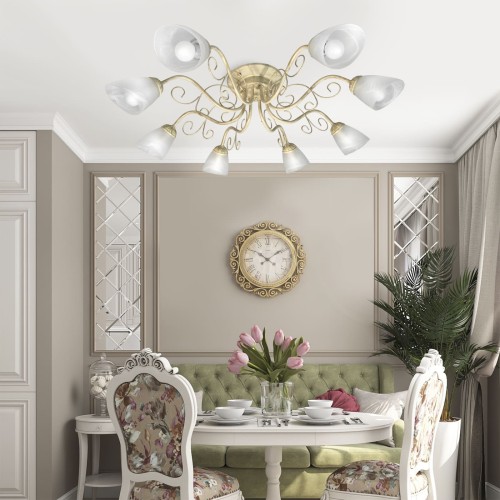 Люстра потолочная 8 плафонов S2426-8