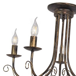 Люстра Петрасвет S1260-5, 5хЕ14 макс. 60Вт