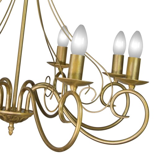 Люстра большая подвесная 8 ламп S1203-8