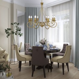 Люстра Петрасвет S1203-8, 8хЕ14 макс. 60Вт