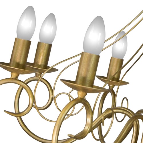 Люстра большая подвесная 8 ламп S1203-8