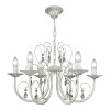 Люстра с хрусталем подвесная 6 ламп классикаS1134-6