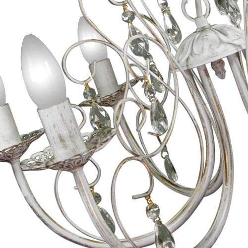 Люстра с хрусталем подвесная 6 ламп классикаS1134-6