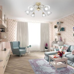 Люстра Петрасвет S2428-6, 6хЕ27 макс. 60Вт