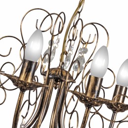 Люстра Петрасвет S1012-6, 6хЕ14 макс. 60Вт