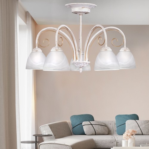 Люстра потолочная 5 плафонов S2142-5