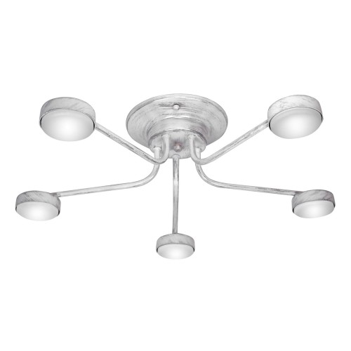 Люстра светодиодная потолочная LED плоская S2496-5