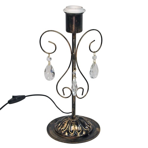 Настольная лампа интерьерная с хрустальем S5064-1