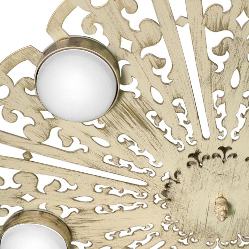 Люстра светодиодная потолочная LED плоская круглая S2443-6