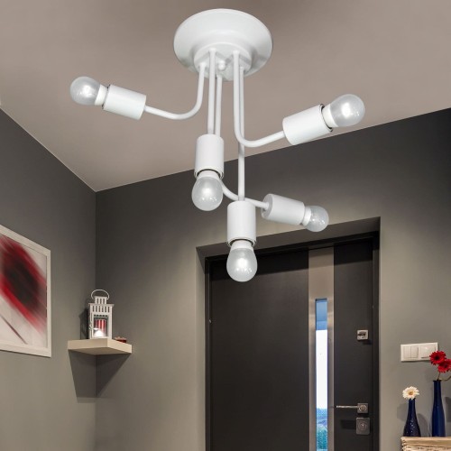 Люстра потолочная 5 ламп лофт S2336-5