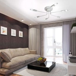 Люстра Петрасвет S2435-6, 6хЕ14 макс. 60Вт