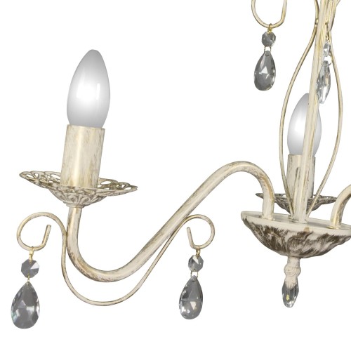 Люстра подвесная 3 лампы хрусталь Аврора S1155-3