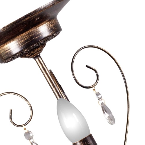 Люстра потолочная классичка с хрусталем 3 лампы S1047-3