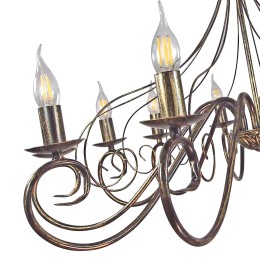 Люстра Петрасвет S1236-12, 12хЕ14 макс. 60Вт