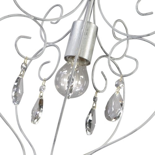 Люстра подвесная на кухню над столом с хрусталем S1207-1