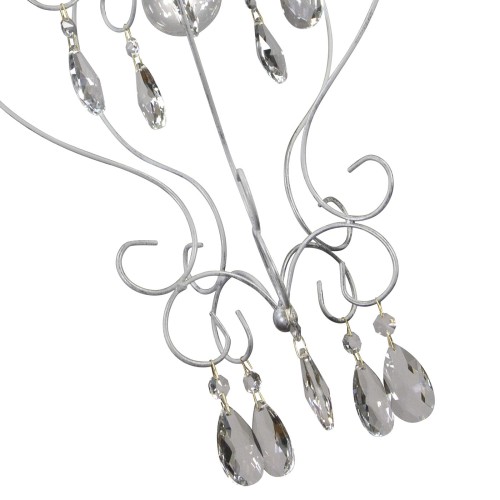 Люстра подвесная на кухню над столом с хрусталем S1207-1