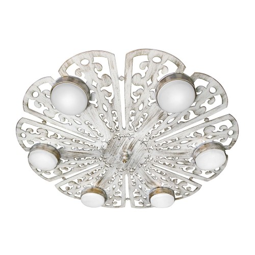 Люстра светодиодная потолочная LED плоская круглая S2440-6