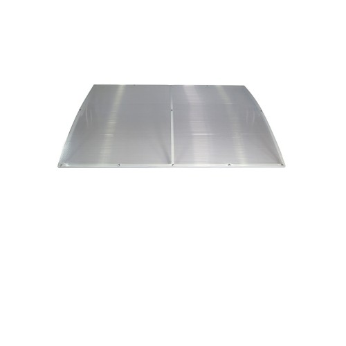 Козырёк над входной дверью металлический S4003 Белый