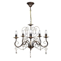 Люстра Петрасвет S1093-5, 5хЕ14 макс. 60Вт