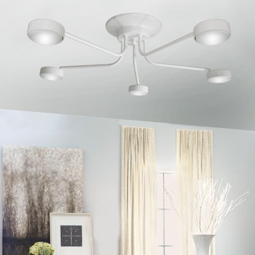 Люстра светодиодная потолочная LED плоская S2396-5