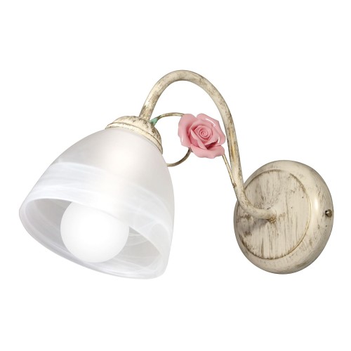 Бра стеклянные плафон стекло Е27 с цветами S2503-1