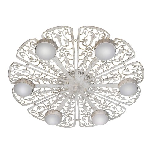 Люстра светодиодная потолочная LED плоская круглая S2386-6