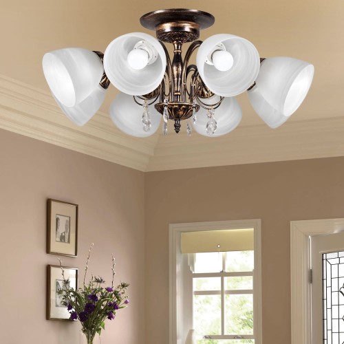 Люстра потолочная 8 плафонов S2162-8