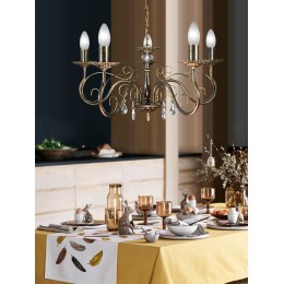 Люстра Петрасвет S1150-5, 5хЕ14 макс. 60Вт