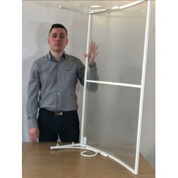 Козырёк над дверью Петрасвет S4026 Белый поликарбонат янтарный