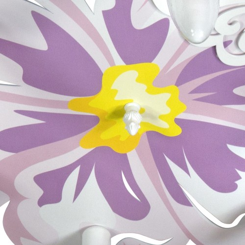 Люстра 6 ламп в детскую комнату цветок бабочка S2463-6