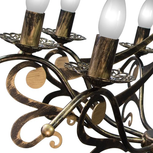 Люстра большая подвесная 8 ламп дизайнерская S3123-8