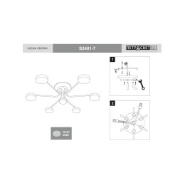 Люстра Петрасвет S2392-7, 7хGX53 макс. 20Вт