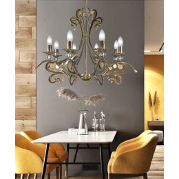 Люстра Петрасвет S3124-8, 8хЕ14 макс. 60Вт