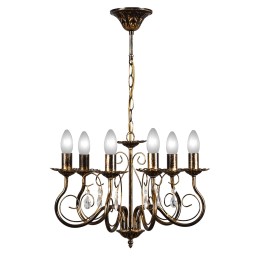 Люстра Петрасвет S1014-6, 6хЕ14 макс. 60Вт