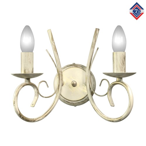 Бра 2 лампы интерьерная в классическом стиле S1252-2