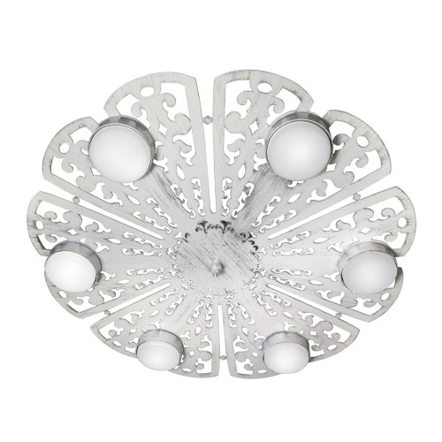 Люстра светодиодная потолочная LED плоская круглая S2444-6